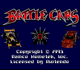 Battle Cars screenshot 4 for Super Nintendo